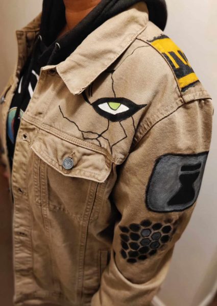Hand-painted Gara Denim Jacket