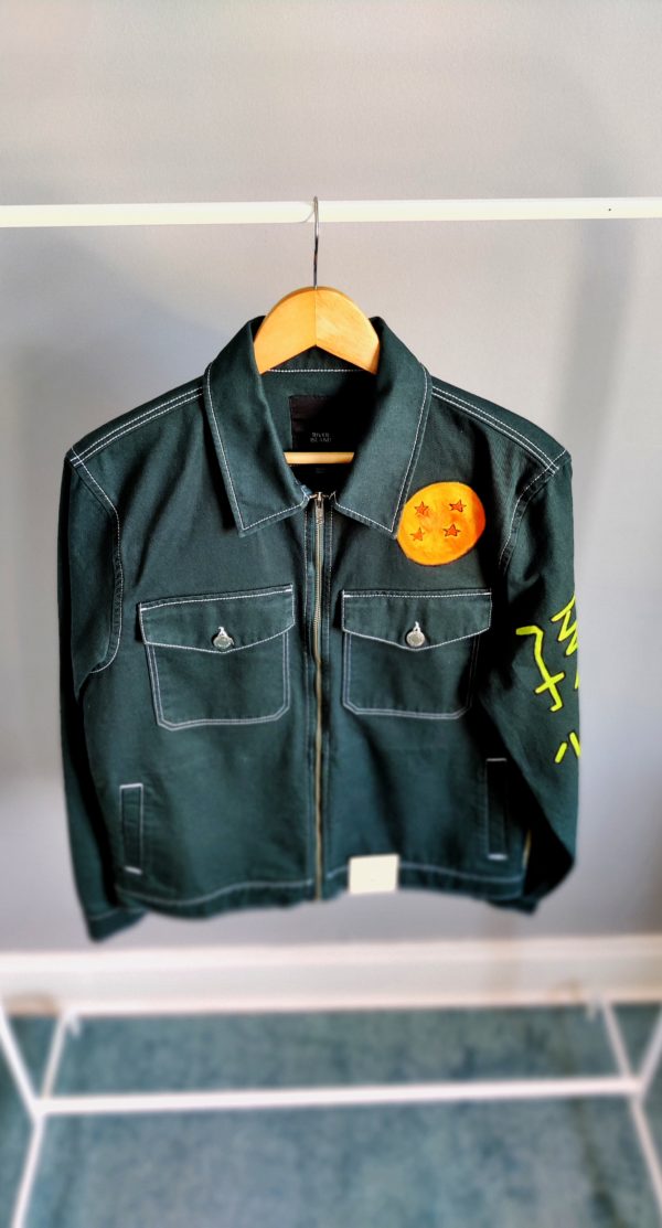 Hand-painted Gohan Green Jacket