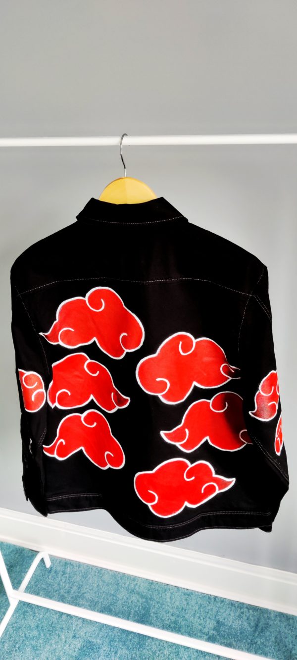 Hand-painted Akatsuki Denim Jacket