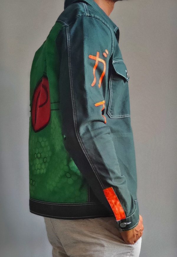 Hand-painted Gai sensei Denim jacket