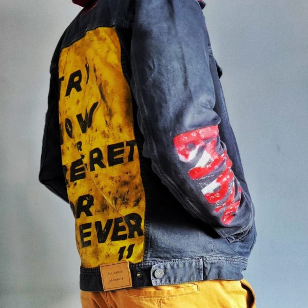 Hand-painted Denim Jacket Try now or regret forever