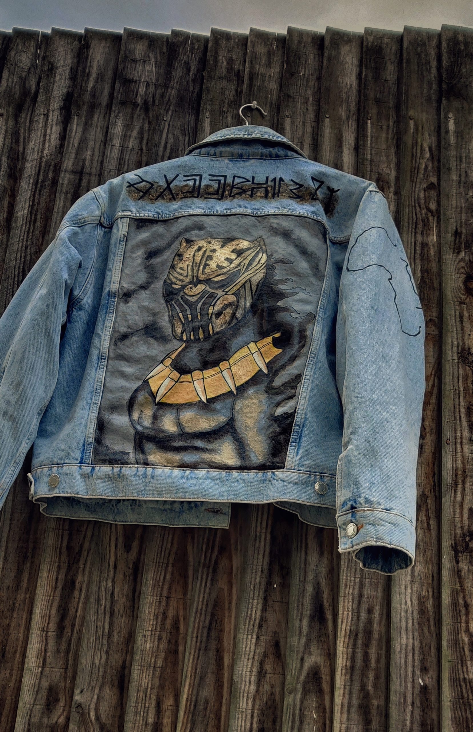 Jean jacket outlet killmonger